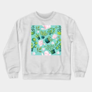 Succulent Plant Party Crewneck Sweatshirt